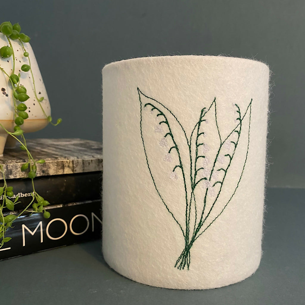 Emian| Embroidered Lily of the Valley Lantern