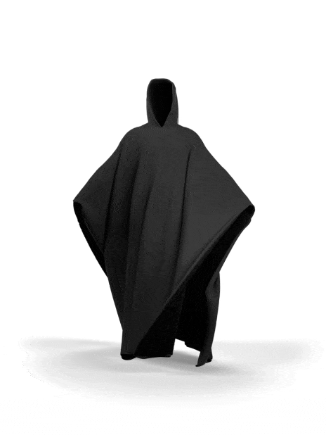 Weighted Cloak Hoodie – Sensory-Friendly Cotton Hoodie with Faux Fur Lining, Cozy Oversized Comfort