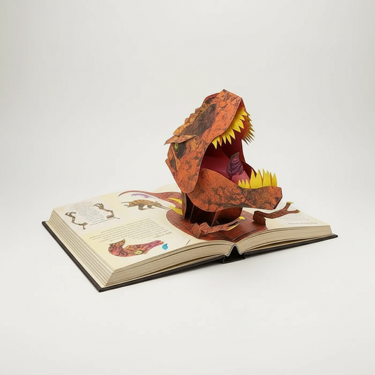 Koadclo | 3D Pop-up Book Dinosaurs – Interactive Pop-Up Book for Kids with Prehistoric Scenes