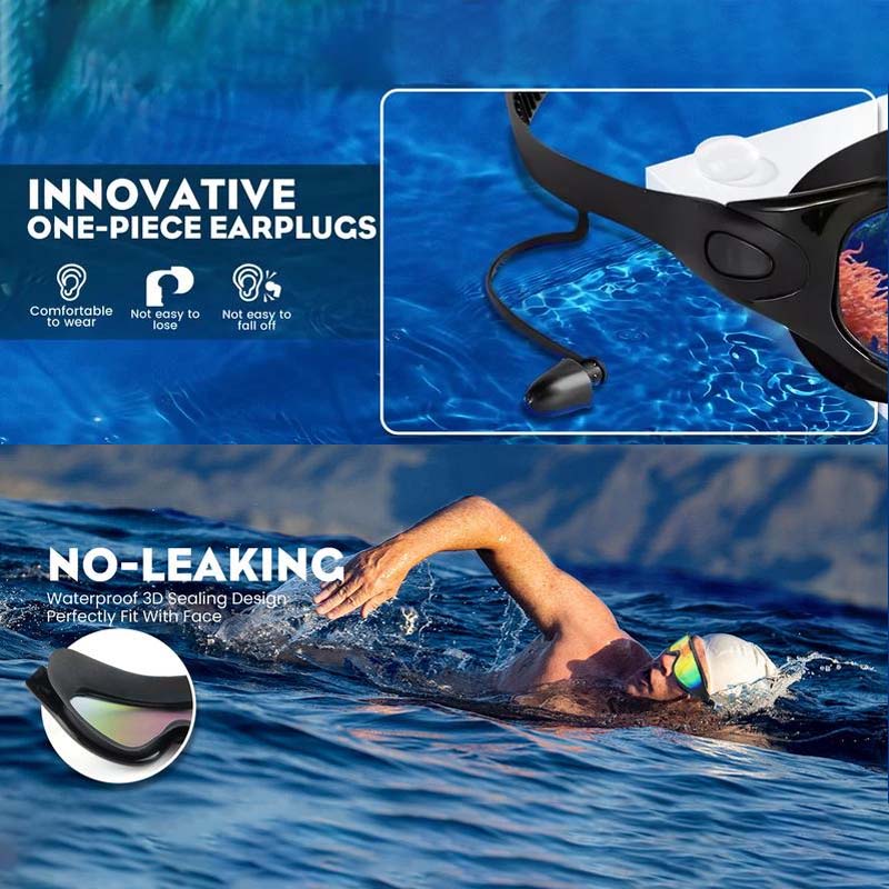 koadclo | Wide View Anti-Fog Swim Goggles – Clear Vision for Swimming Training