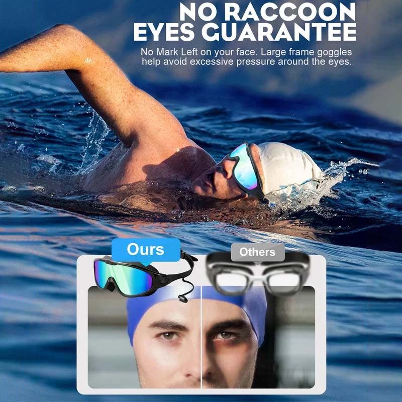 Amtn Club | Wide View Anti-Fog Swim Goggles – Clear Vision for Swimming Training