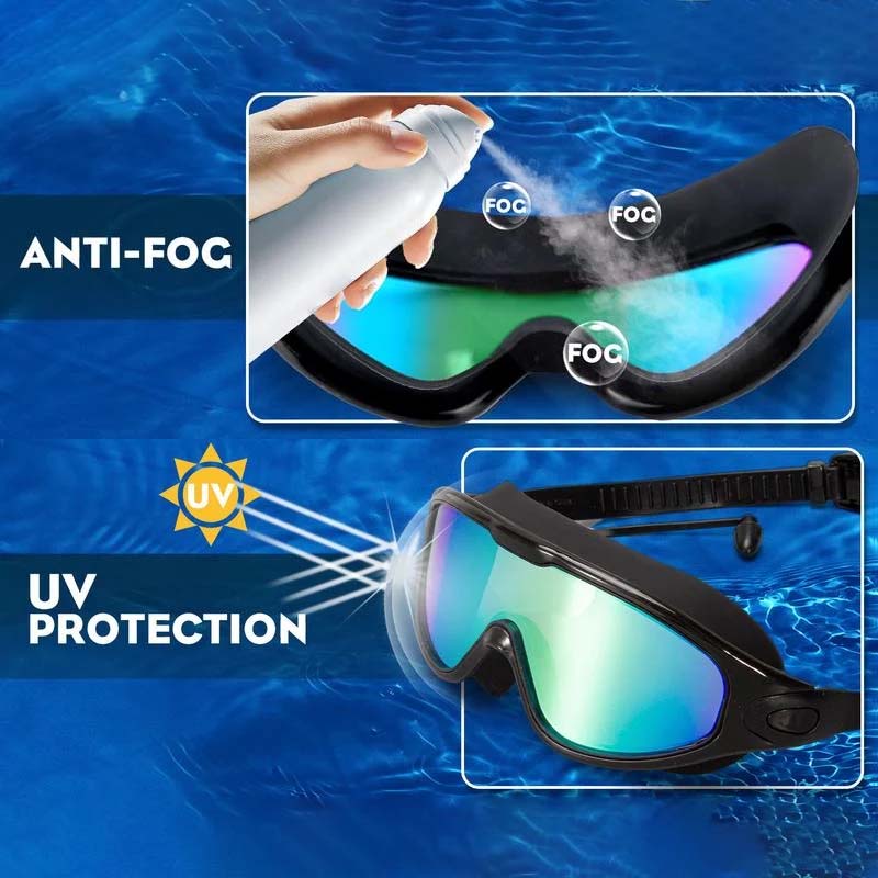 Amtn Club | Wide View Anti-Fog Swim Goggles – Clear Vision for Swimming Training