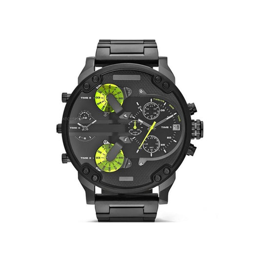 Koadclo | Stainless Steel Chronograph Quartz Watch – Premium Analog Sport Wristwatch for Men