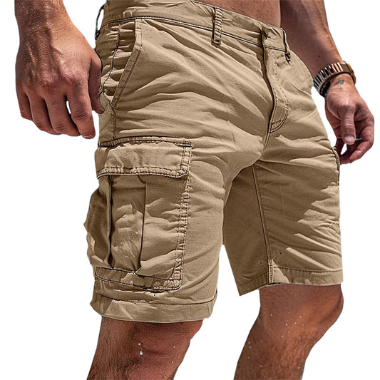 koadclo | Cotton Cargo Shorts with Pockets for Men
