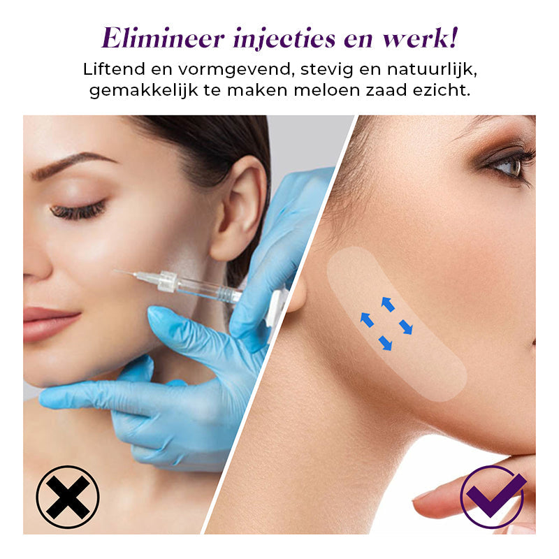 Amtn Club | Invisible Face Lifter Tape – Instant Face Lift & V-Shape Slimming Tape