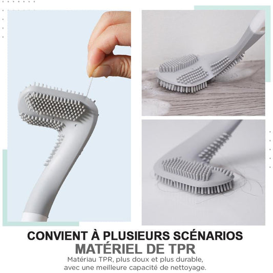 Koadclo | Long Handle Toilet Brush – Stainless Steel for Deep Cleaning