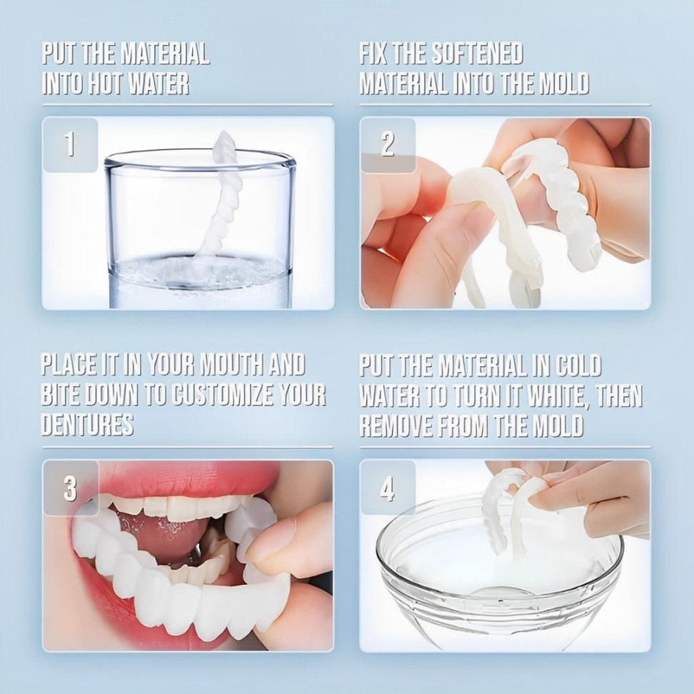 koadclo | Clip On Veneers - Natural Looking Fake Teeth