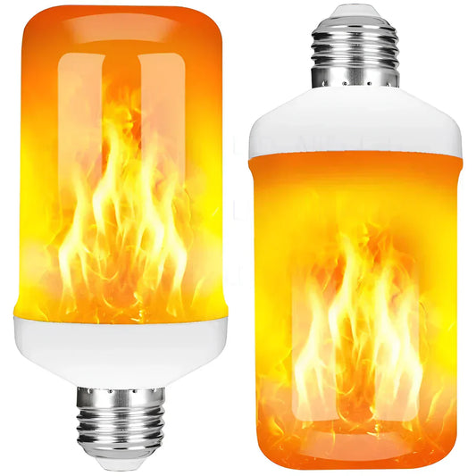 Koadclo | Flame Effect LED Lamp – 9W Realistic Fire Light for Home Ambiance