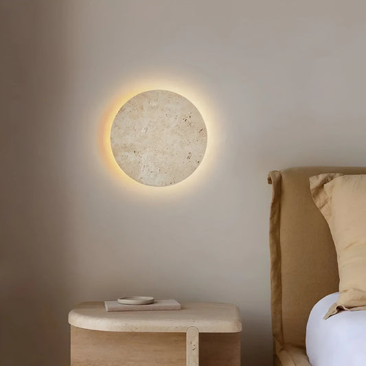 Koadclo | TerraLume - Round Stone Wall Light