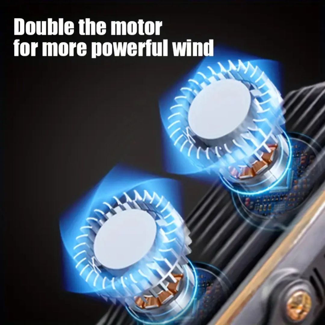 Amtn Club | Coolux – Ultra-Quiet USB Desktop Fan – Portable Personal Cooling Fan