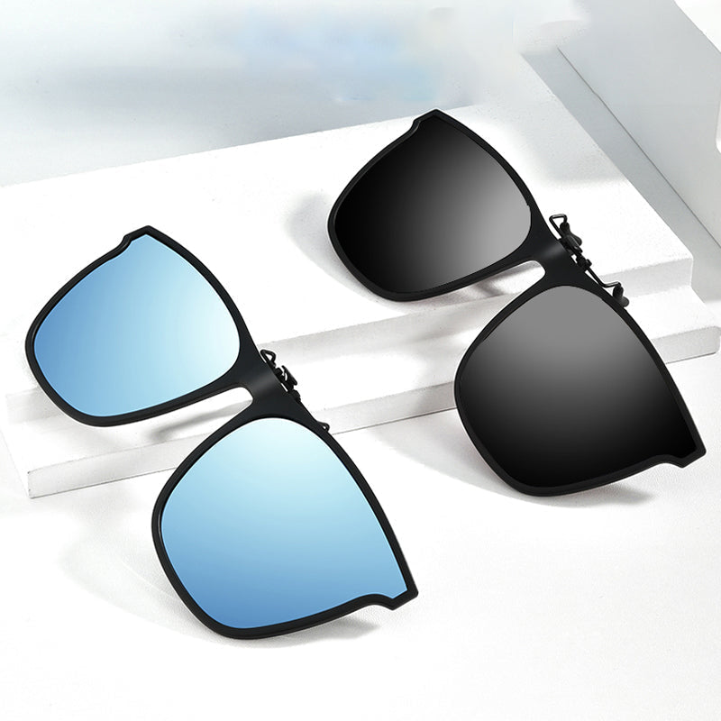 Amtn Club | New Polarized Clip-On Folding Sunglasses – Over Glasses Flip-Up Lens