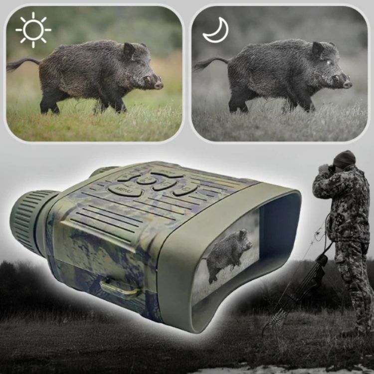 koadclo | OptiClear Night Vision Binoculars – 1000ft Infrared, HD Display for Hunting & Surveillance