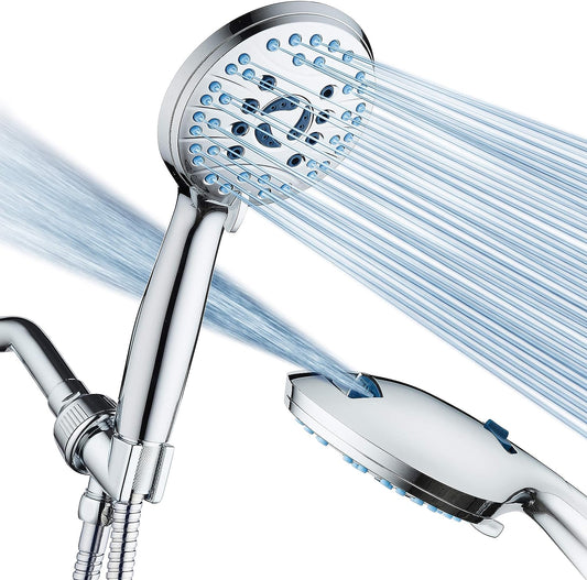 koadclo | Shower Head - Adjustable High Pressure Chrome Set