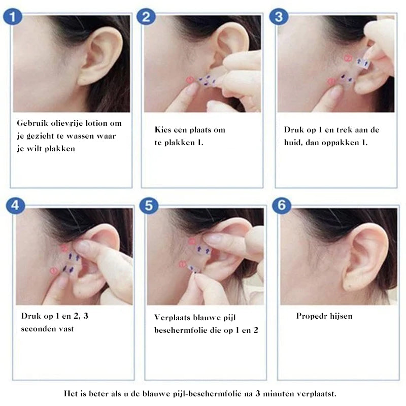 Amtn Club | Invisible Face Lifter Tape – Instant Face Lift & V-Shape Slimming Tape
