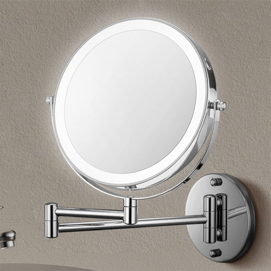 Koadclo | Rechargeable Wall-Mounted Shaving Mirror - 360° Rotation with LED Lighting