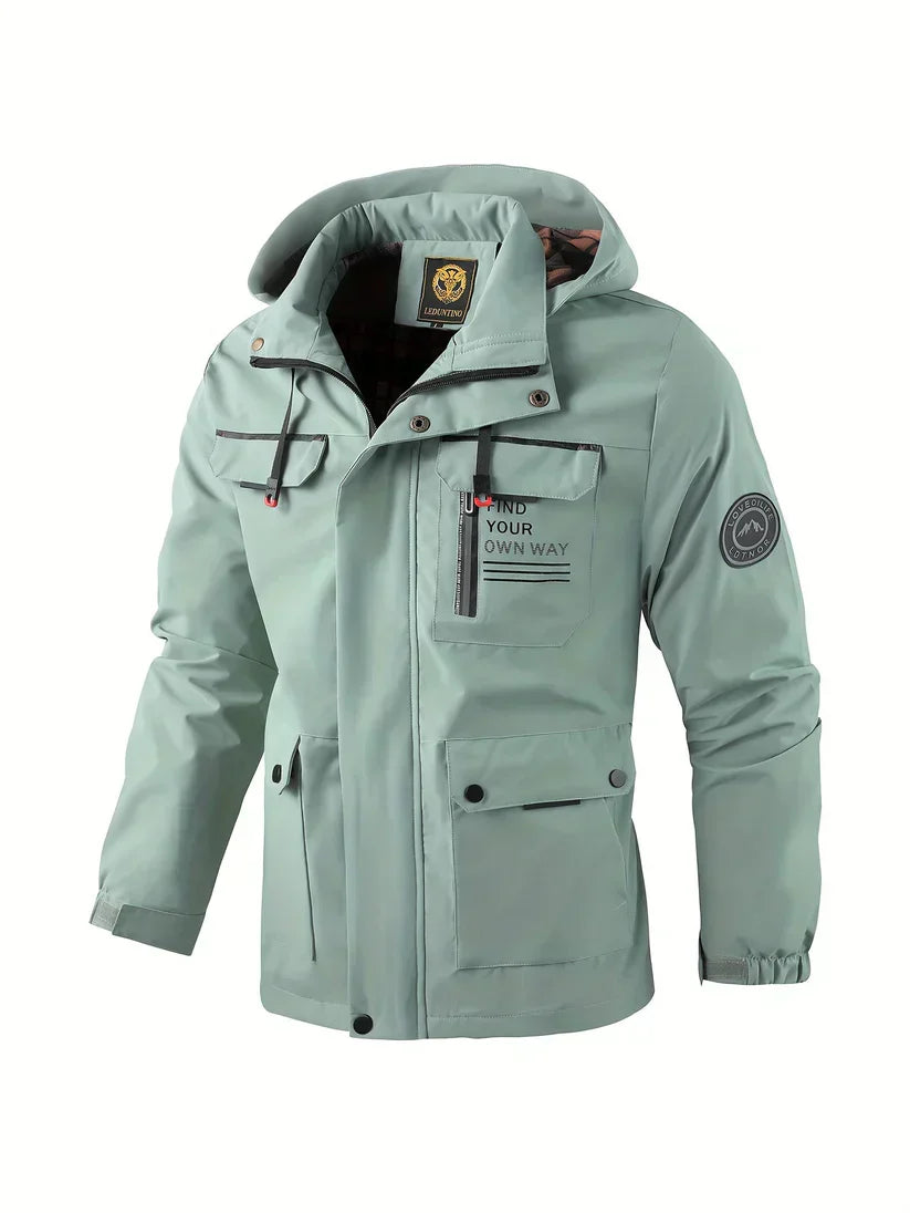 Angelo | Men’s Waterproof Winter Jacket with Hood