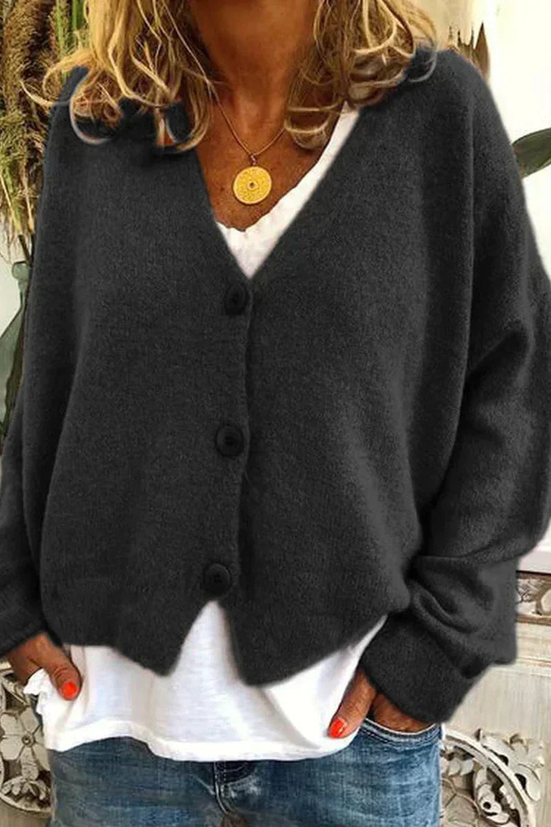 Aspenie | Women’s Patchwork V-Neck Cardigan