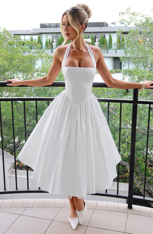 Aurelis | Women’s Elegant Halter-Neck Dress
