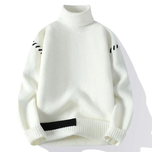 Benedict | Men’s Patchwork Knit Sweater