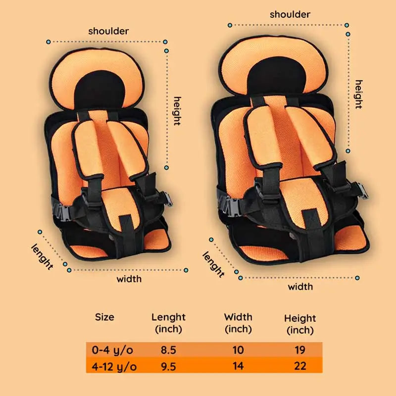 koadclo | Child Protection Car Cushion Seat – Booster Cushion for Kids
