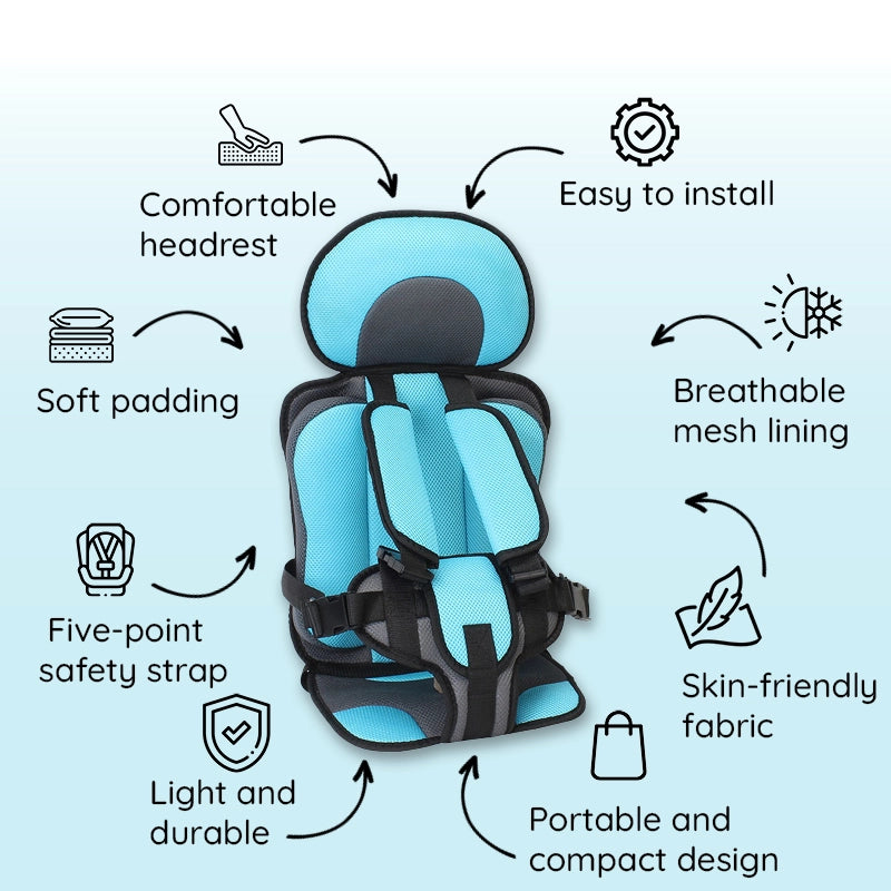 koadclo | Child Protection Car Cushion Seat – Booster Cushion for Kids