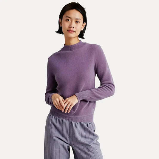 Cora | Women’s Knitted Wool Crewneck Sweater