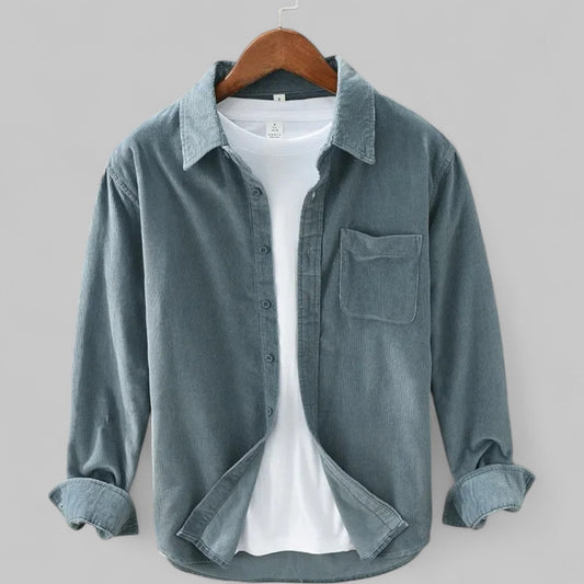 Cordy | Men’s Long-Sleeve Retro Corduroy Shirt