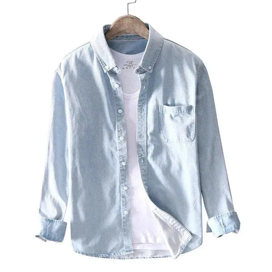 Dean | Men’s Pure Cotton Denim Shirt