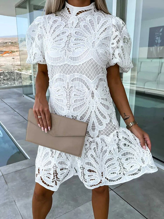 Delaila | Women’s Lace Midi Evening Dress