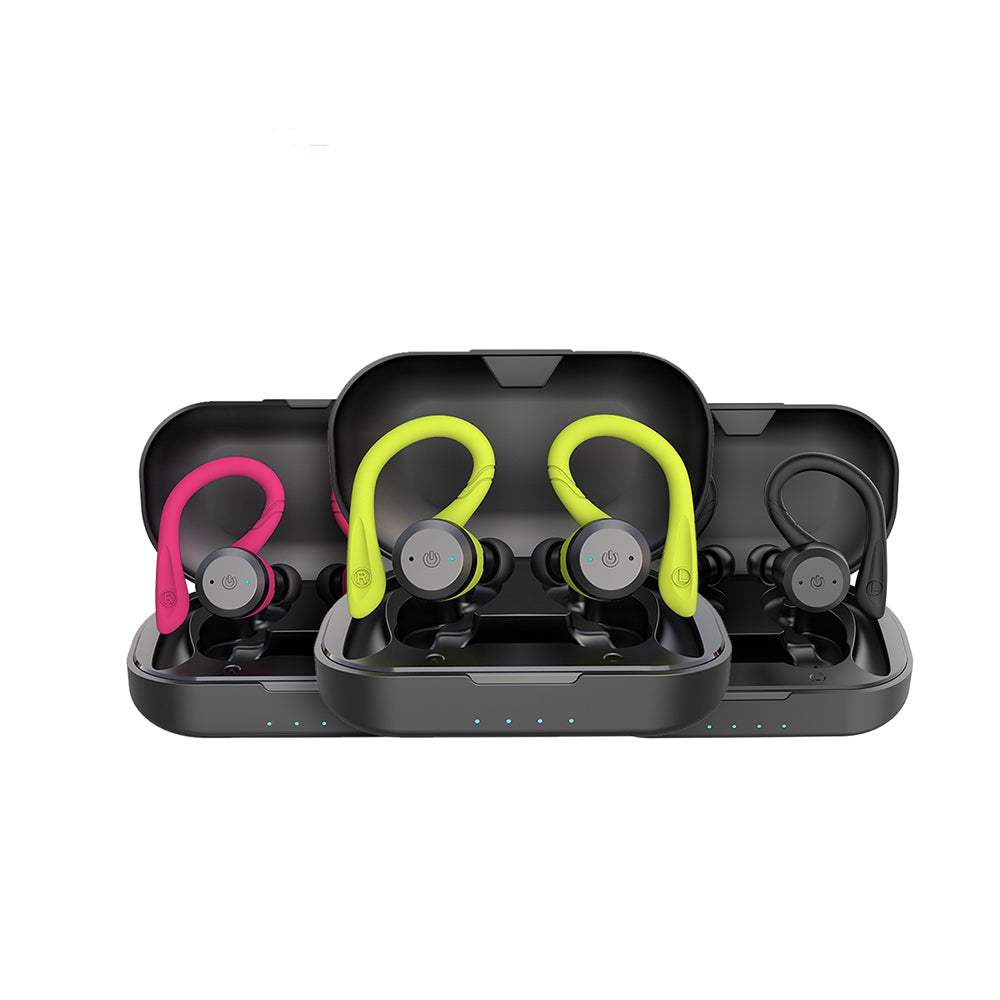Koadclo | Vega Waterproof Wireless Sport Earbuds – 20 Hours Playtime | Bluetooth 5.0, IPX7 for Swimming & Fitness