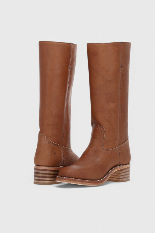 Ellaida | Women’s Leather Knee-High Heeled Boots