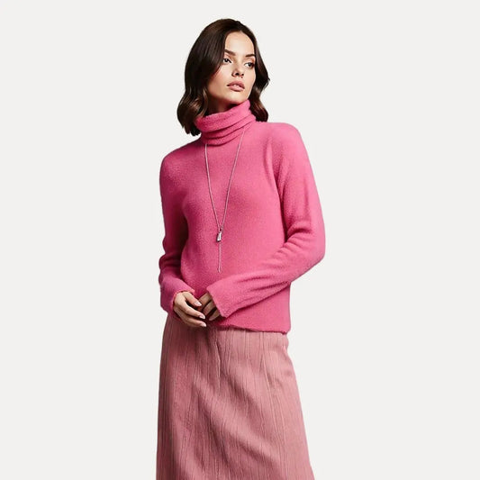 Emelie | Women’s Cozy Acrylic Turtleneck Sweater
