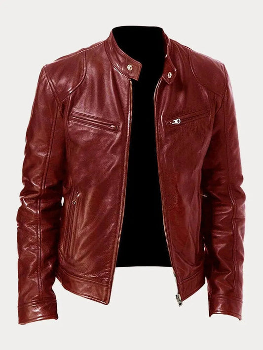 Enrique | Men’s Classic Leather Moto Jacket