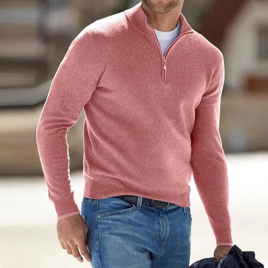 Ferry | Men’s Lightweight Cashmere Zipper Sweater