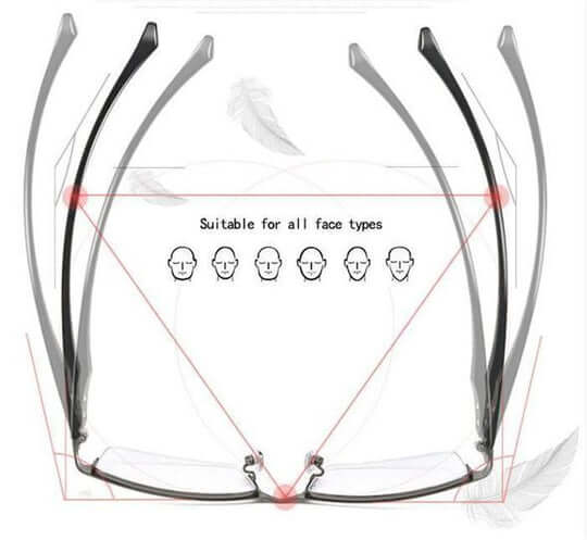 koadclo| German Intelligent Progressive Glasses – No-Distraction Multifocal Reading Glasses for Clear Vision