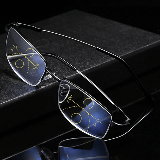 koadclo| German Intelligent Progressive Glasses – No-Distraction Multifocal Reading Glasses for Clear Vision