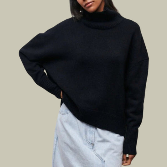Graciella | Women’s Winter Oversized Loose-Fit Turtleneck