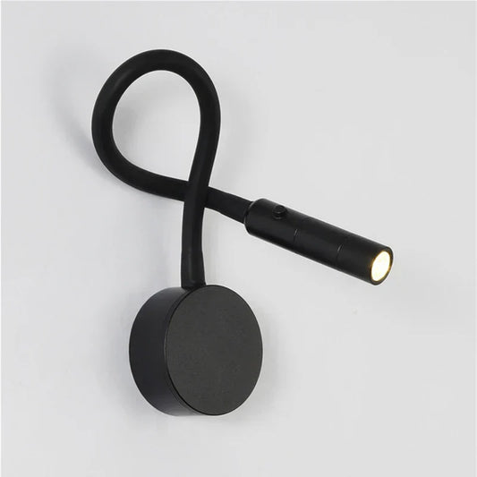 Koadclo | Modern Flexible LED Reading Wall Lamp with Switch - 1W/3W