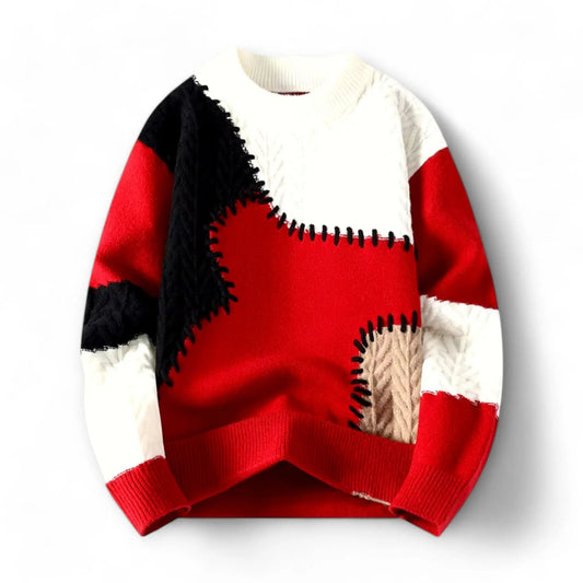 Hades | Men’s Urban Vanguard Patchwork Sweater