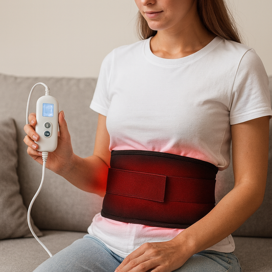 koadclo | Heated Back Belt - Cotton Adjustable Support Wrap