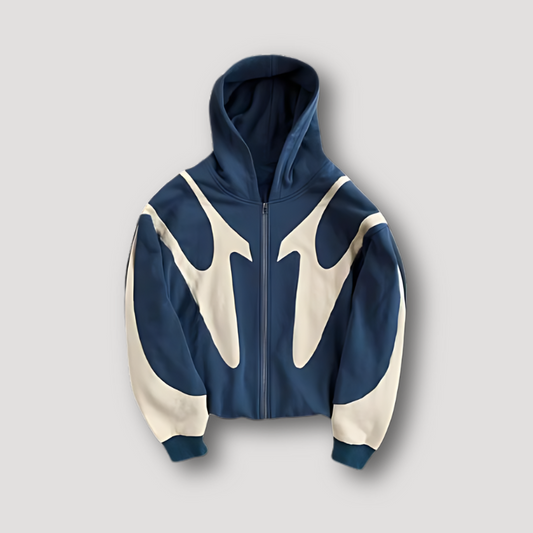 Josephino | Men’s Trendy Zip-Up Graphic Hoodie