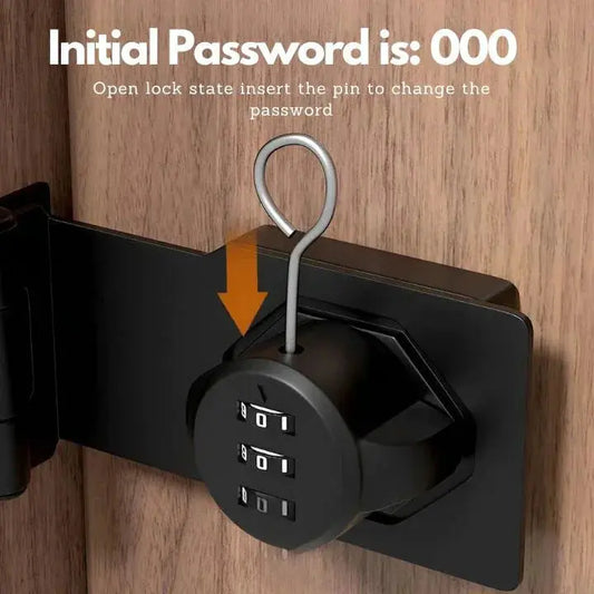 Koadclo | Combination Lock - Zinc Alloy Keyless Door Lock with 1000 Codes