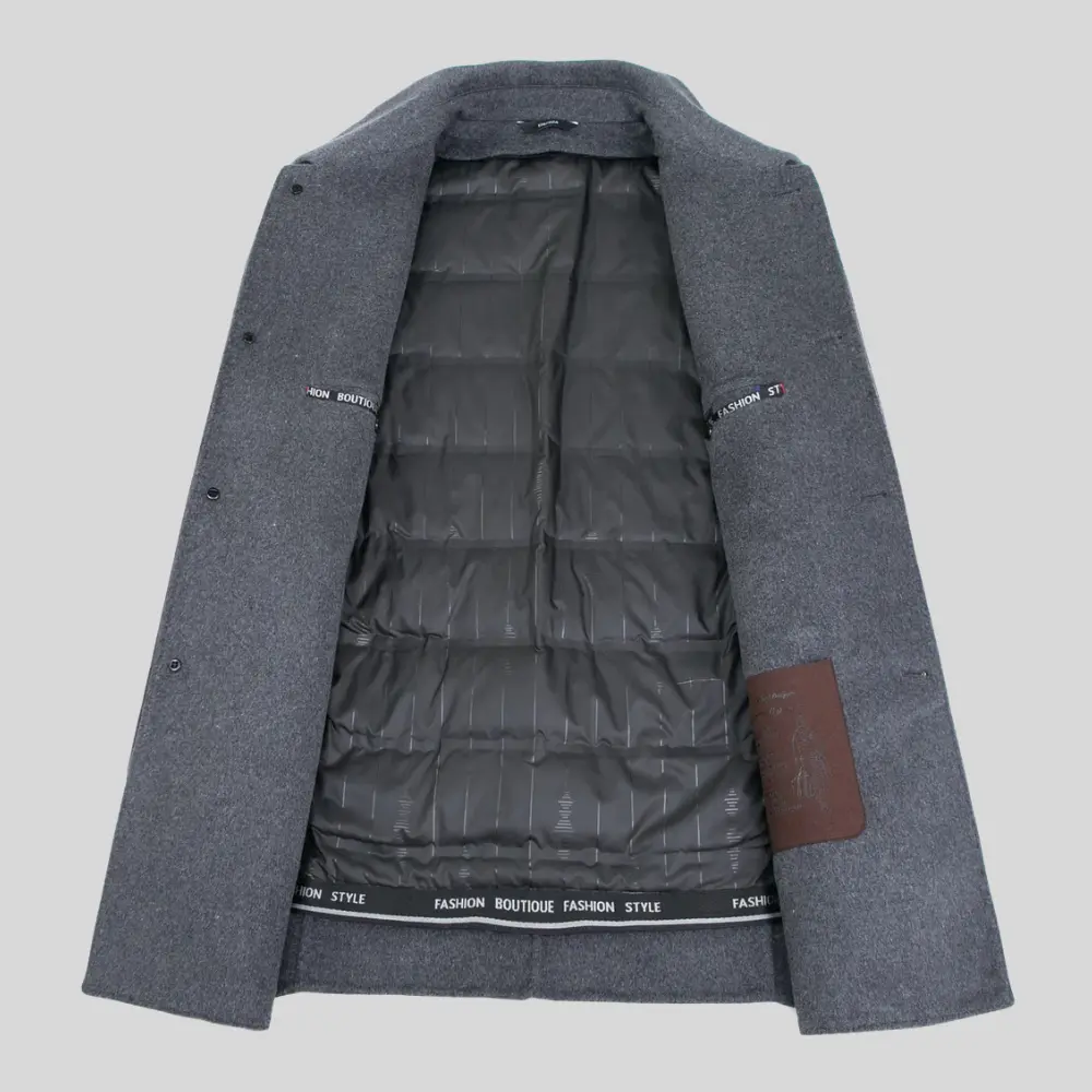 Lucien | Men’s Tailored Polyester-Blend Coat