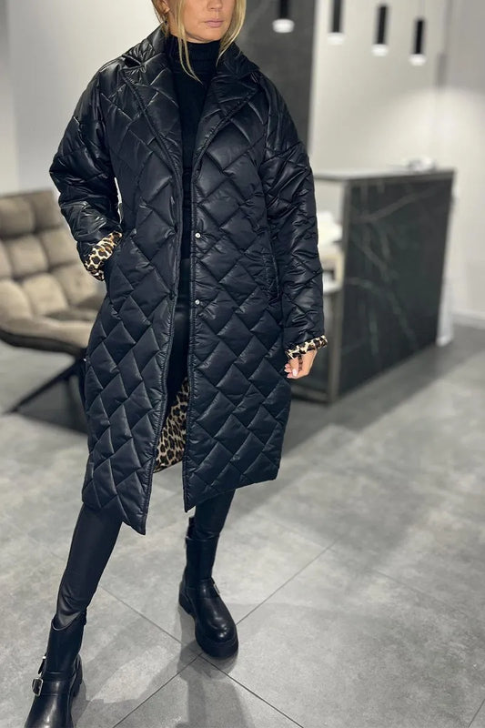 Lyka | Women’s Quilted Longline Coat