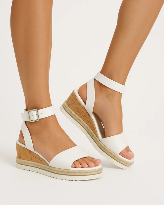 Marjie | Women’s Thick Strap Wedge Sandals