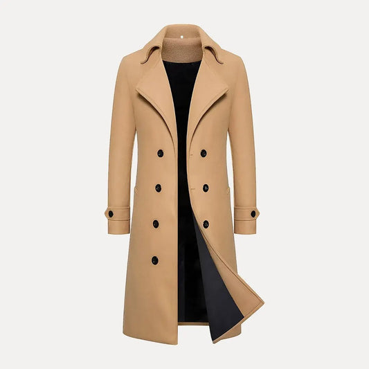 Max | Men’s Double-Breasted Wool Trench Coat