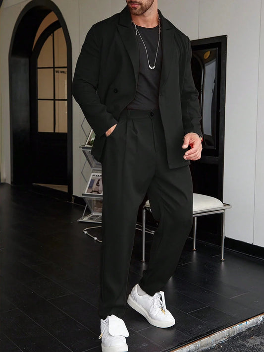 Nivaro | Men’s Solid Color Suit