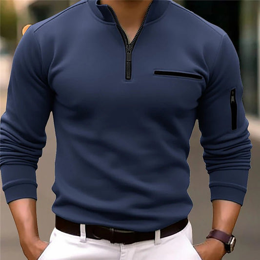 Pete | Men’s Quarter-Zip Polo