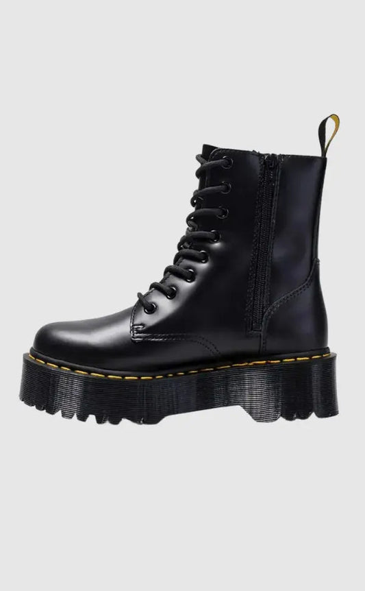 Rebellina | Women’s Leather Platform Boots – Urban Street Style & Comfort