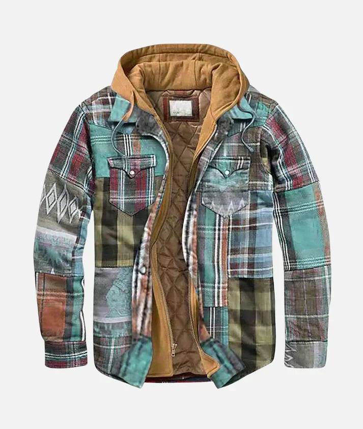 Reveur | Women’s Plaid Hooded Jacket